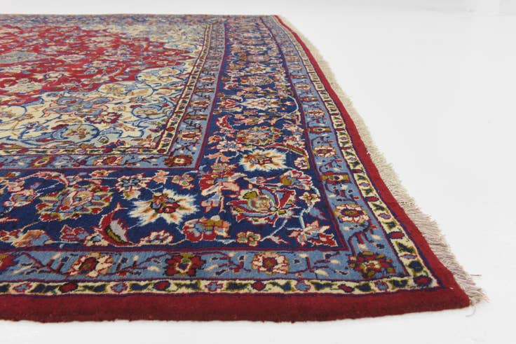 Detail image of 9' 8 x 14' 8 Hand Knotted Isfahan Persian Wool Rug