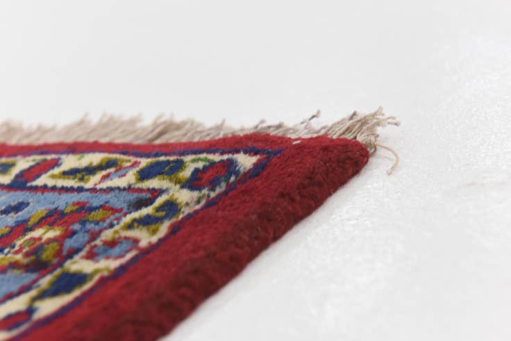 Detail image of 9' 8 x 14' 8 Hand Knotted Isfahan Persian Wool Rug