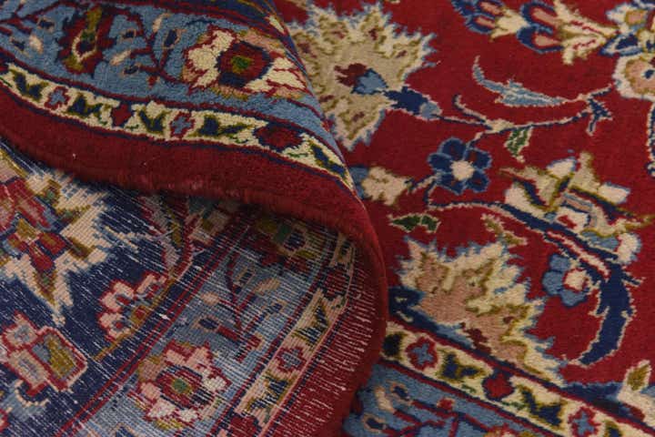 9' 8 x 14' 8 Hand Knotted Isfahan Persian Wool Rug