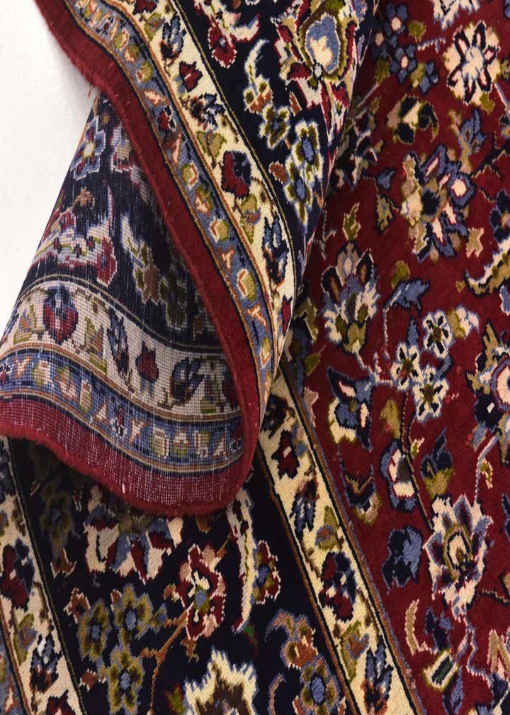 9' 9 x 13' Hand Knotted Isfahan Persian Wool Rug