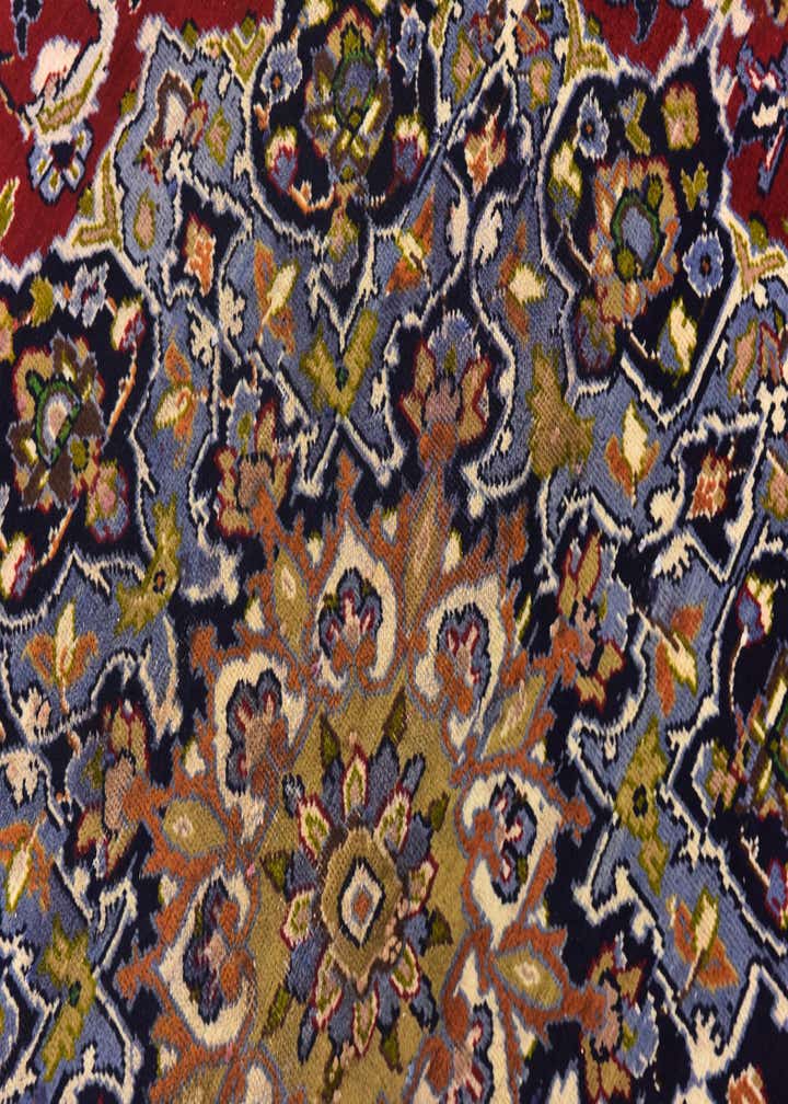 9' 9 x 13' Hand Knotted Isfahan Persian Wool Rug