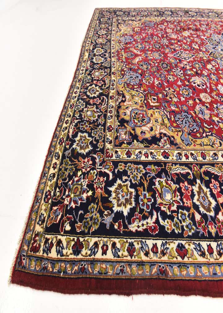 9' 9 x 13' Hand Knotted Isfahan Persian Wool Rug
