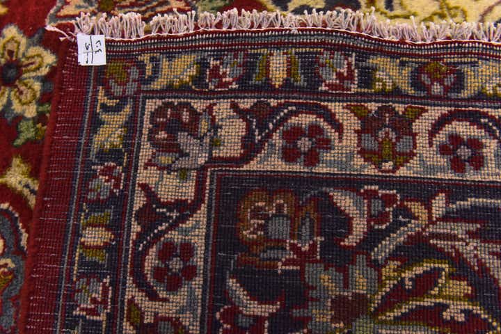 9' 5 x 13' 9 Hand Knotted Isfahan Persian Wool Rug