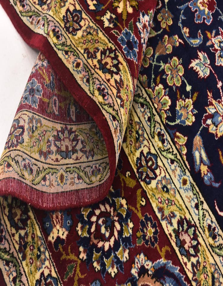 Detail image of 10' 4 x 14' 9 Hand Knotted Isfahan Persian Wool Rug