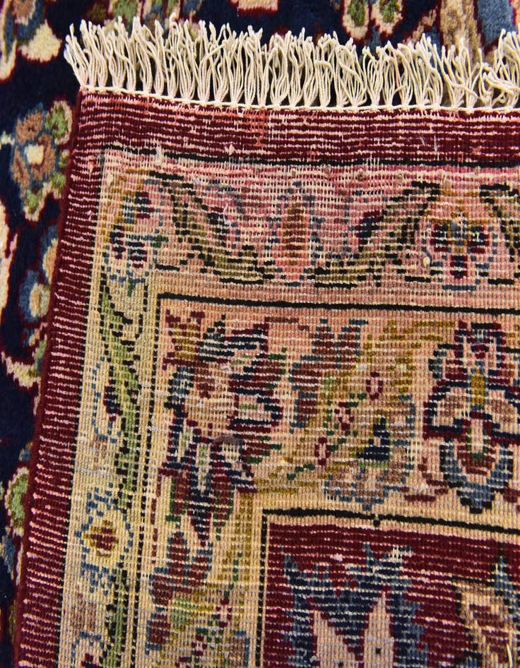 Detail image of 10' 4 x 14' 9 Hand Knotted Isfahan Persian Wool Rug