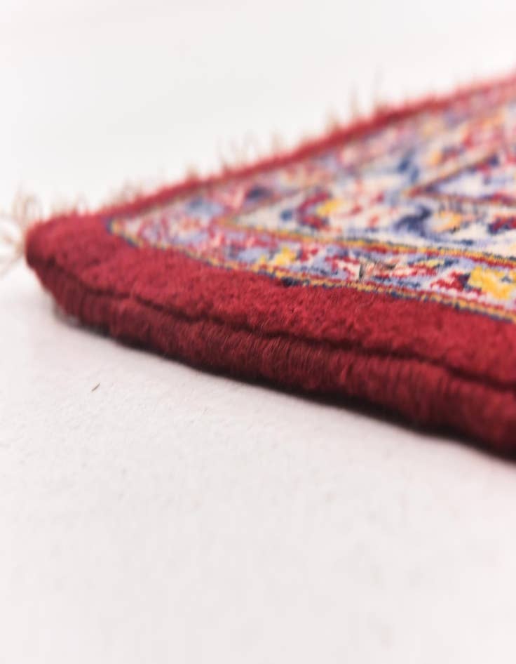 Detail image of 9' 9 x 13'  Hand Knotted Isfahan Persian Wool Rug