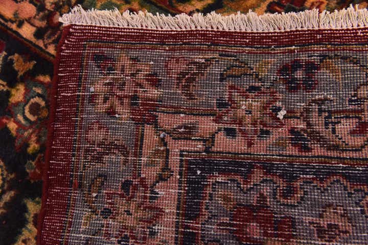 9' 8 x 13' 6 Hand Knotted Isfahan Persian Wool Rug