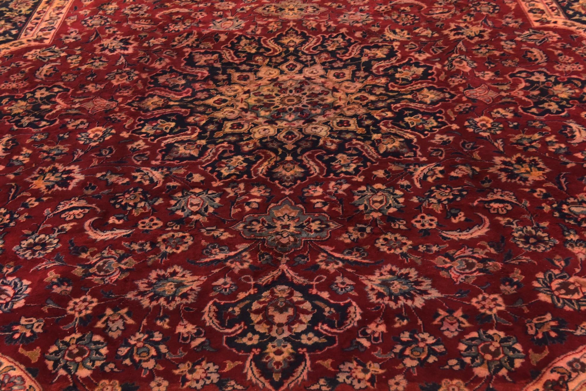 295cm x 410cm anudado a mano Isfahan Alfombra Persa Lana