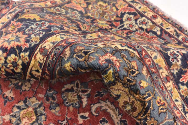 9' 7 x 12' 9 Hand Knotted Isfahan Persian Wool Rug