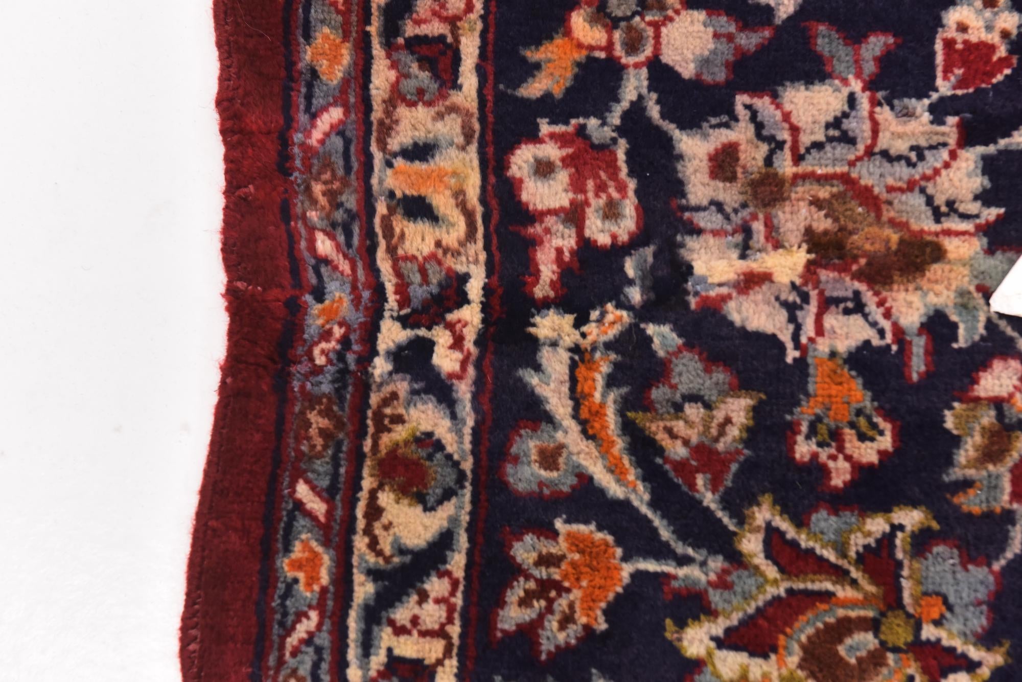 9' 10 x 13' 3 Hand Knotted Isfahan Persian Wool Rug