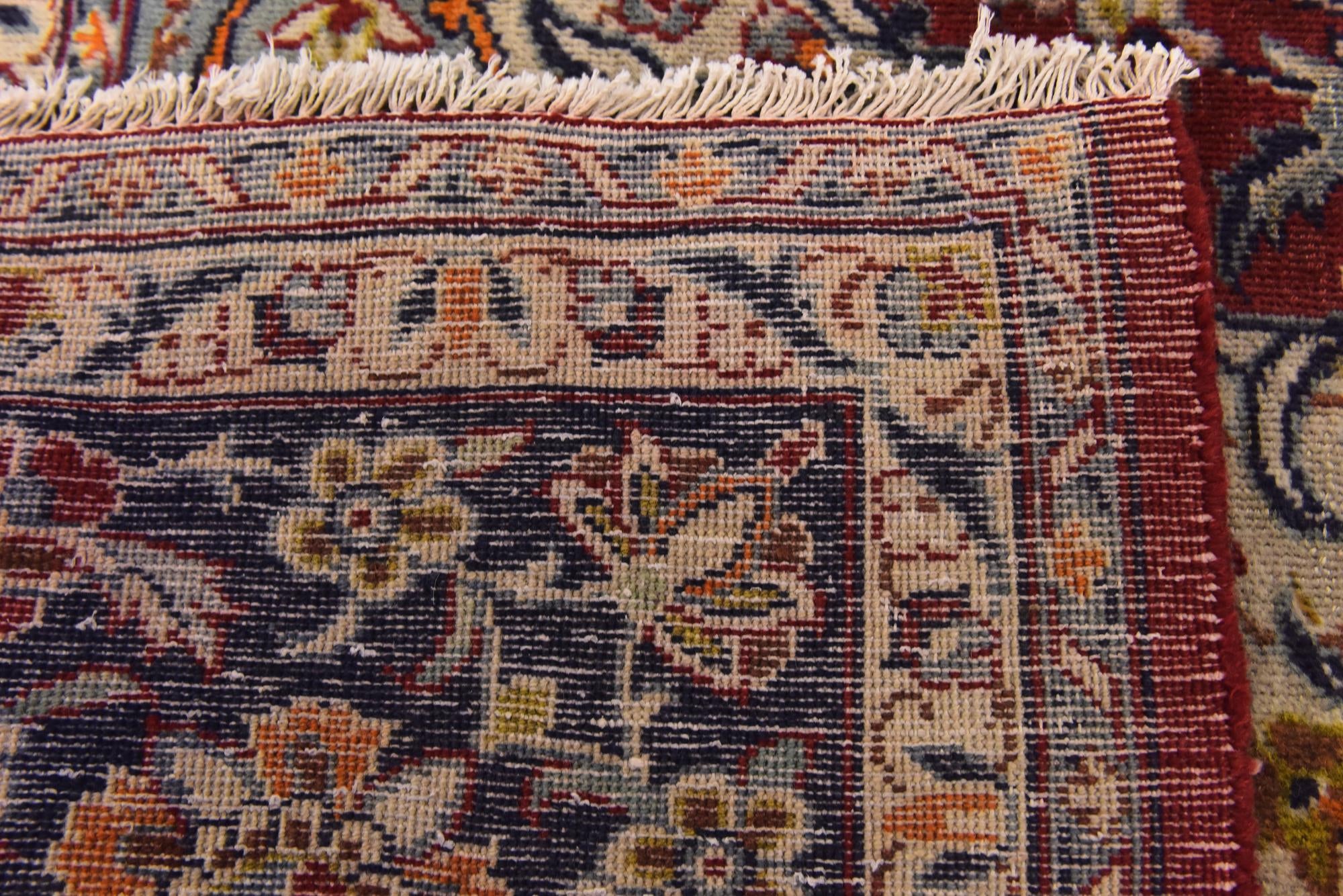 9' 10 x 13' 3 Hand Knotted Isfahan Persian Wool Rug