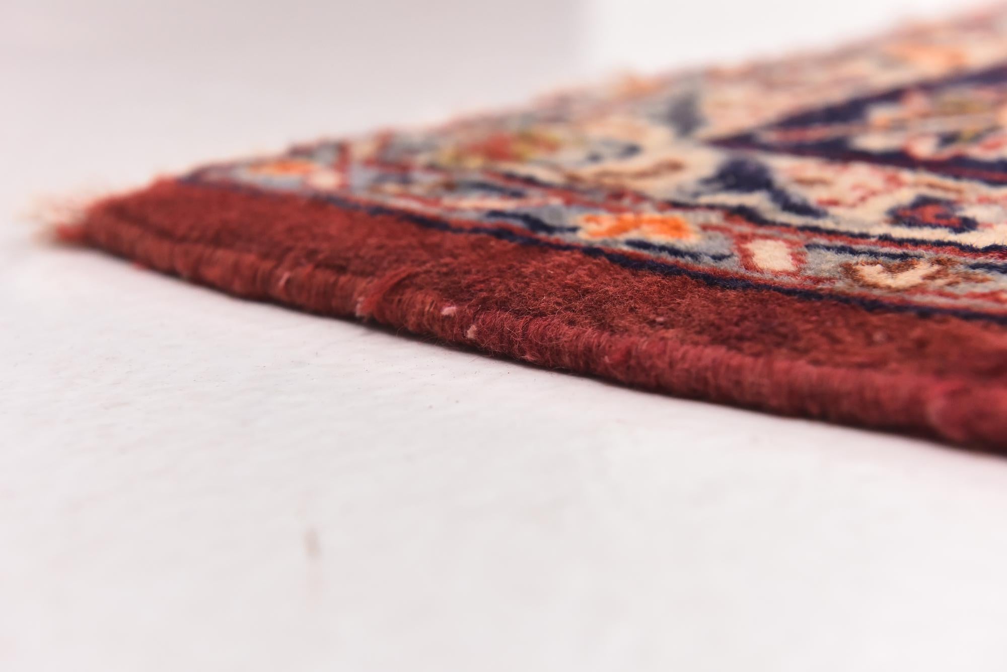 9' 10 x 13' 3 Hand Knotted Isfahan Persian Wool Rug