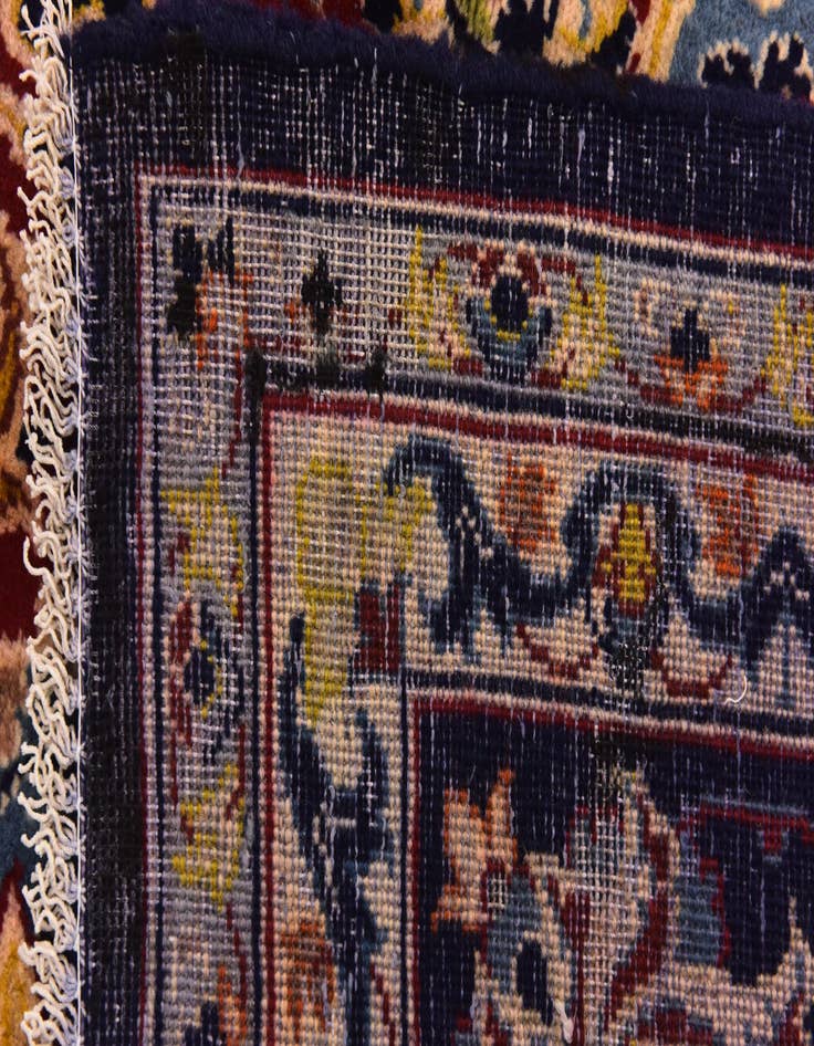Detail image of 9' 10 x 13' 1  Hand Knotted Isfahan Persian Wool Rug