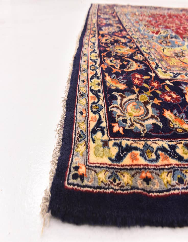 Detail image of 9' 10 x 13' 1  Hand Knotted Isfahan Persian Wool Rug