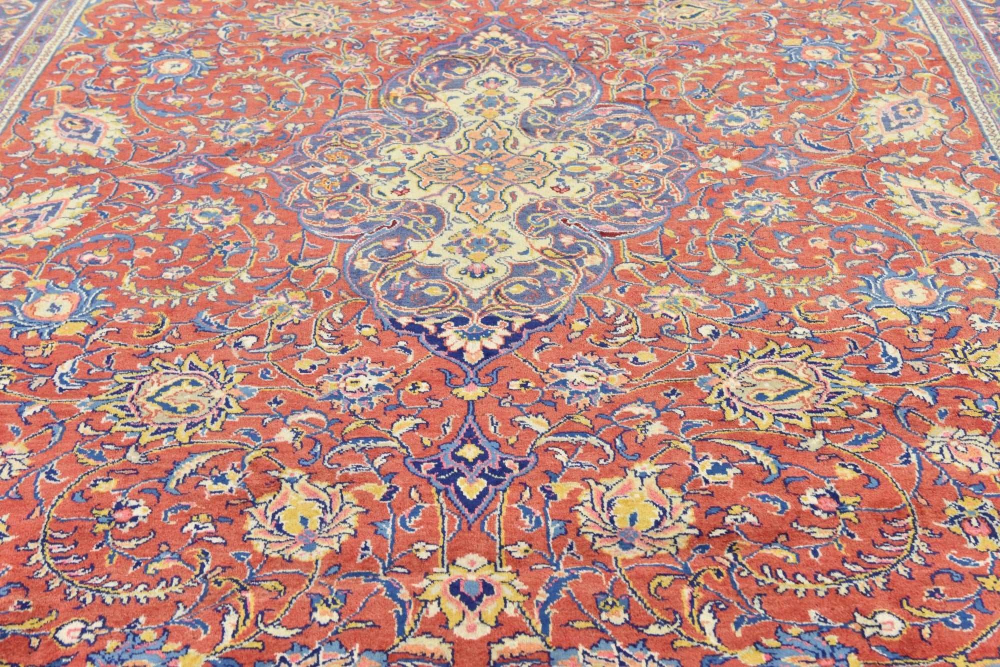 305cm x 390cm anudado a mano Isfahan Alfombra Persa Lana
