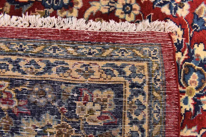 9' 9 x 13' Hand Knotted Isfahan Persian Wool Rug