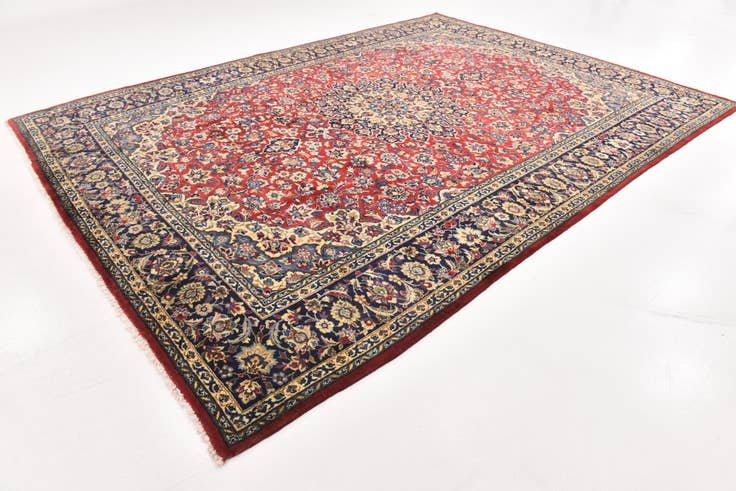 Detail image of 295cm x 395cm anudado a mano Isfahan Alfombra Persa Lana