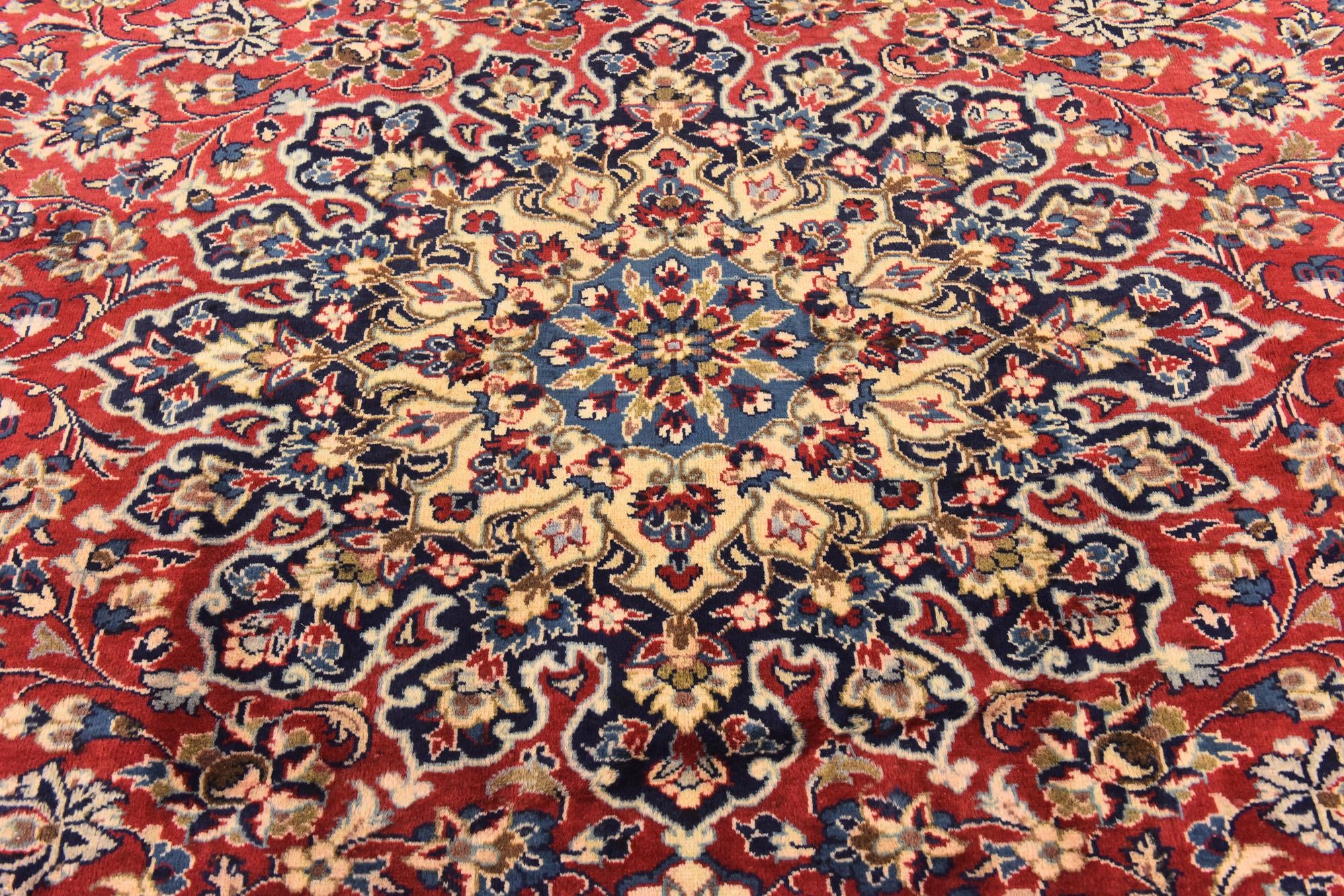 295cm x 395cm anudado a mano Isfahan Alfombra Persa Lana
