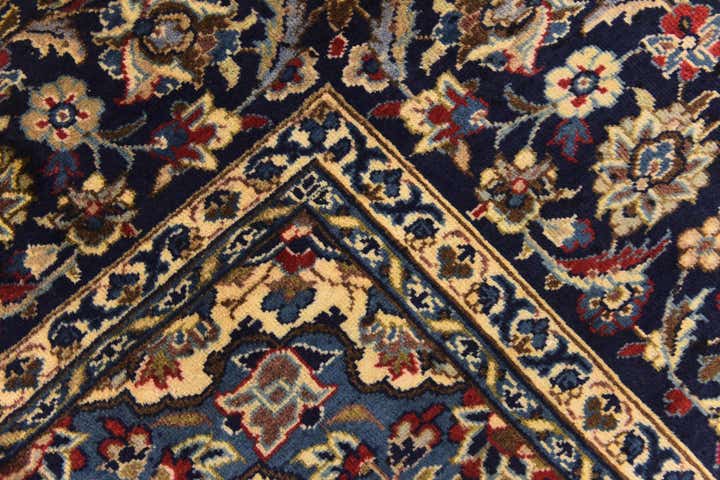 9' 9 x 13' Hand Knotted Isfahan Persian Wool Rug