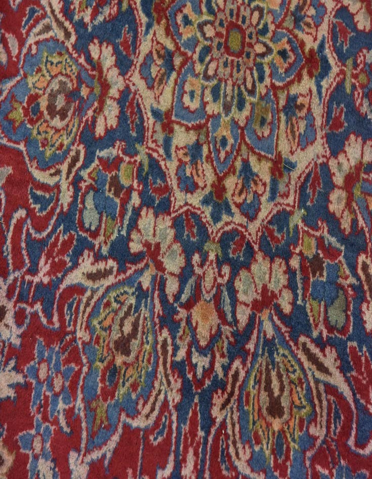 Detail image of 9' 5 x 14' 5  Hand Knotted Isfahan Persian Wool Rug
