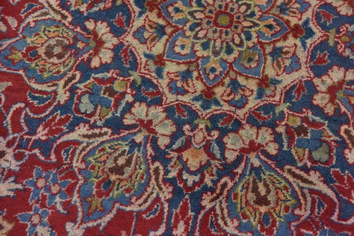 9' 5 x 14' 5 Hand Knotted Isfahan Persian Wool Rug