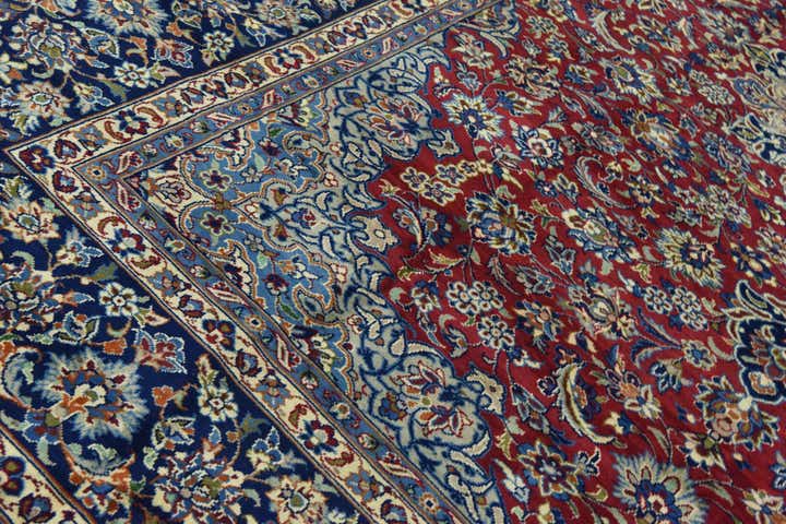 295cm x 390cm anudado a mano Isfahan Alfombra Persa Lana