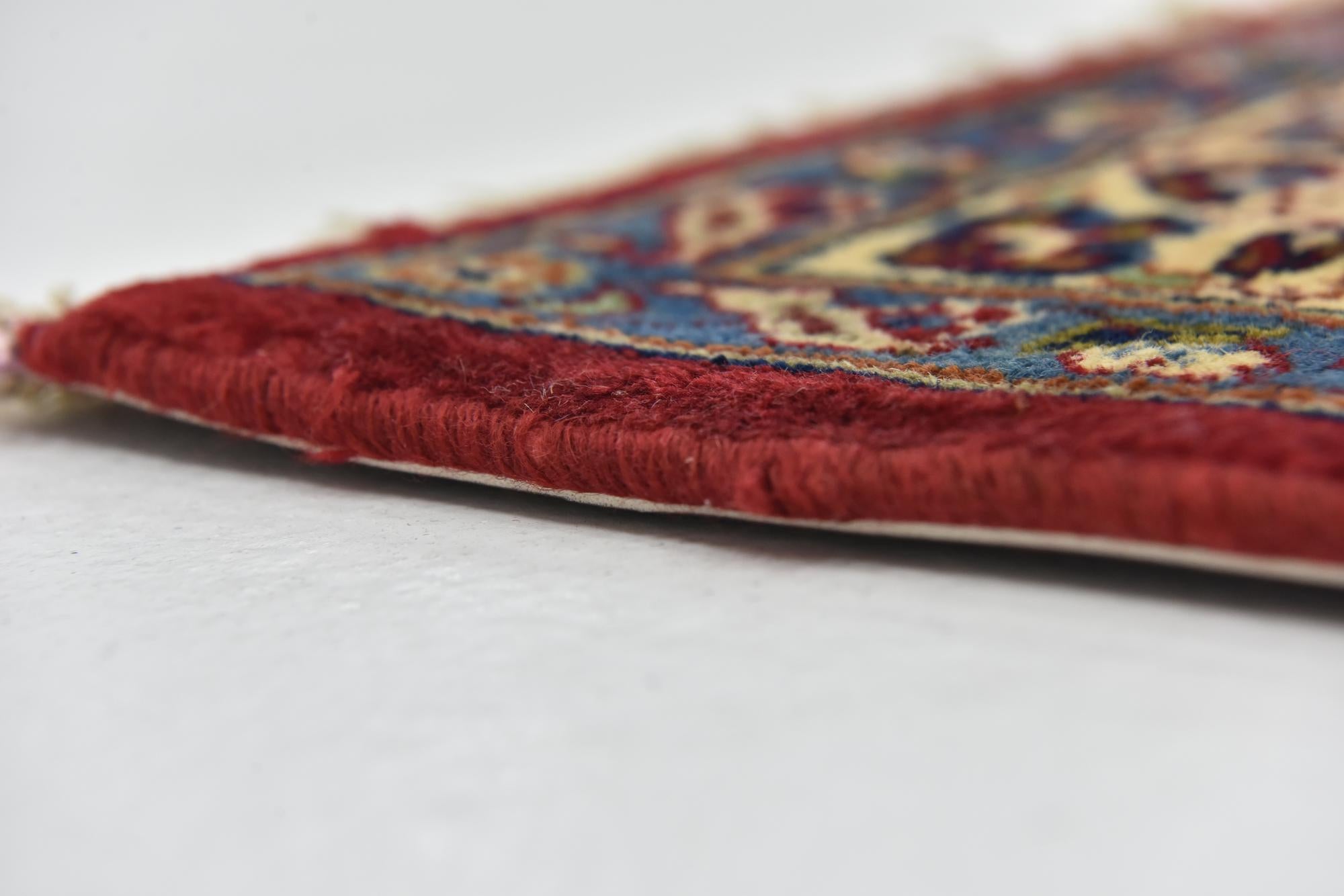 295cm x 390cm Hand Knotted Isfahan Persian Wool Rug