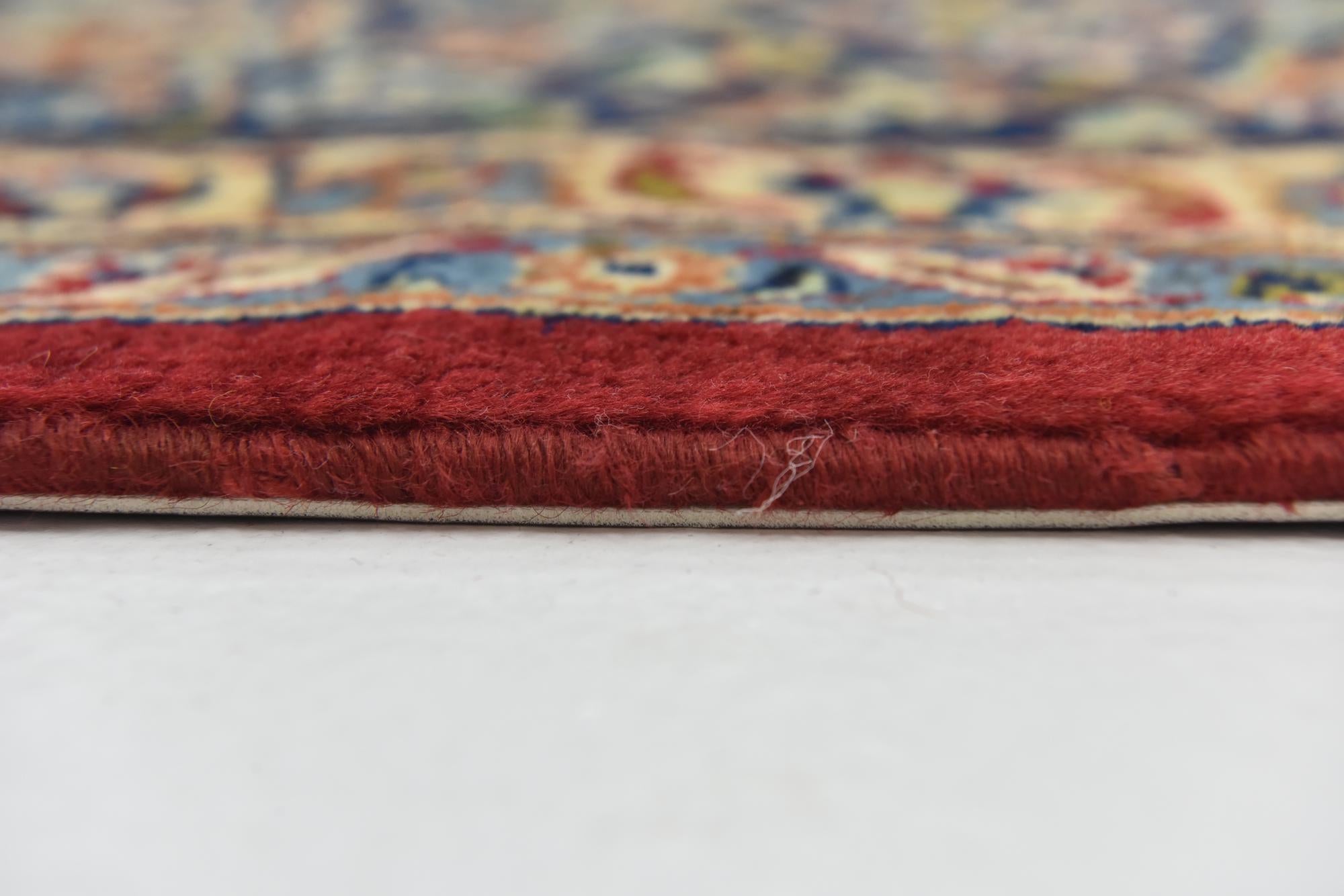 295cm x 390cm Hand Knotted Isfahan Persian Wool Rug
