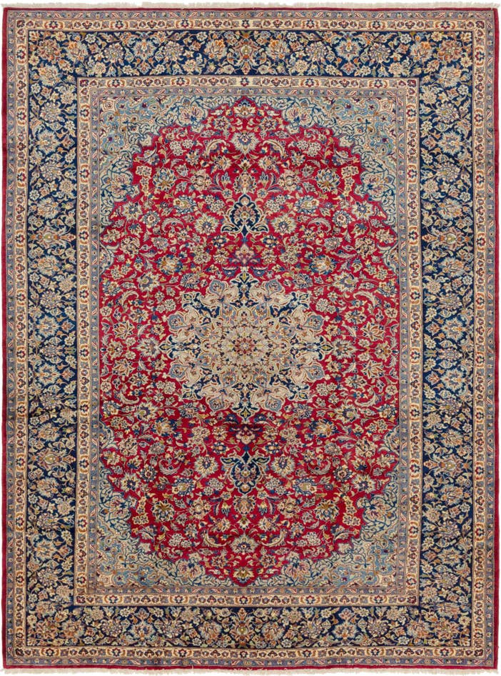 Detail image of 295cm x 390cm anudado a mano Isfahan Alfombra Persa Lana