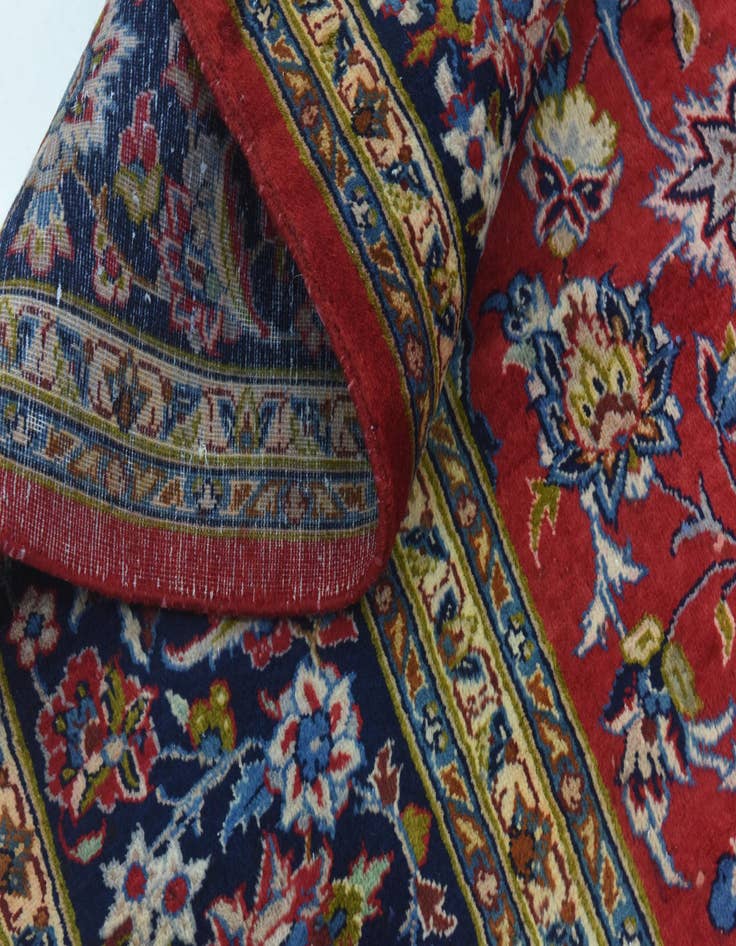 Detail image of 9' 6 x 13' 4  Hand Knotted Isfahan Persian Wool Rug