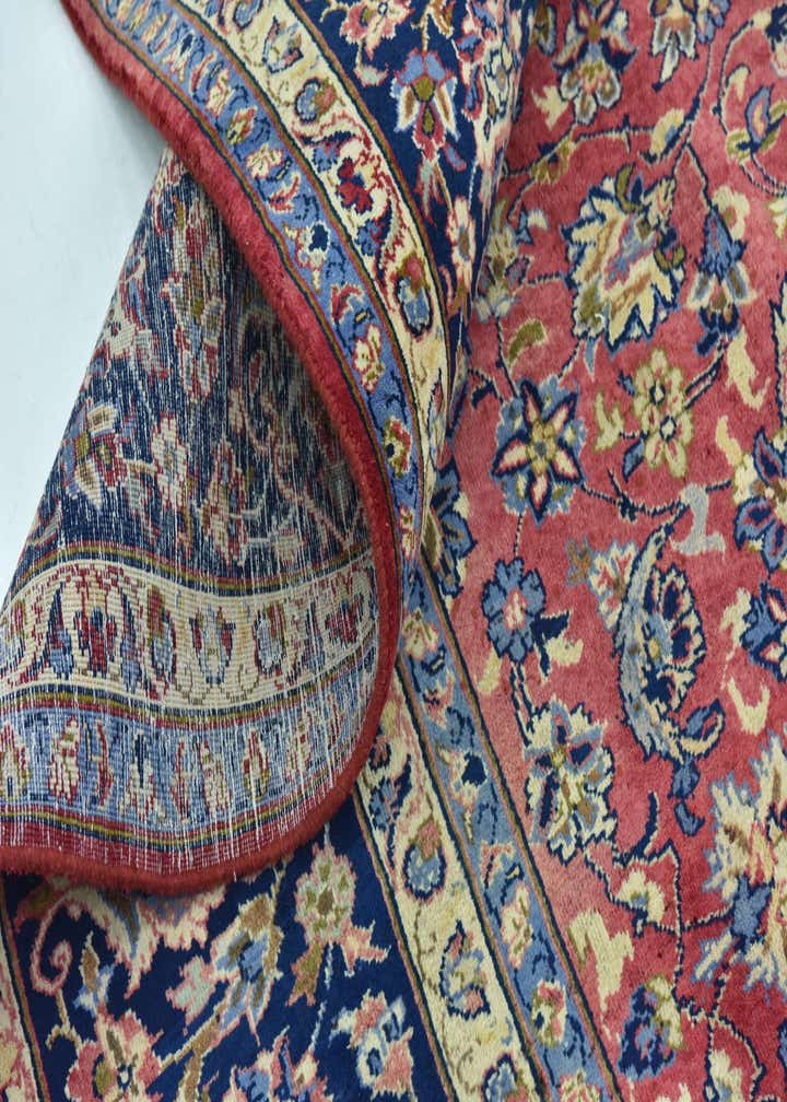 9' 7 x 13' Hand Knotted Isfahan Persian Wool Rug