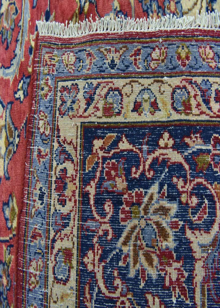 9' 7 x 13' Hand Knotted Isfahan Persian Wool Rug