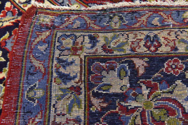 9' 8 x 13' 4 Hand Knotted Isfahan Persian Wool Rug