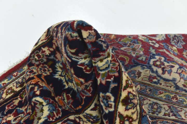 9' 7 x 13' Hand Knotted Isfahan Persian Wool Rug