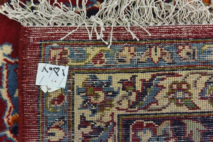 9' 7 x 13' Hand Knotted Isfahan Persian Wool Rug