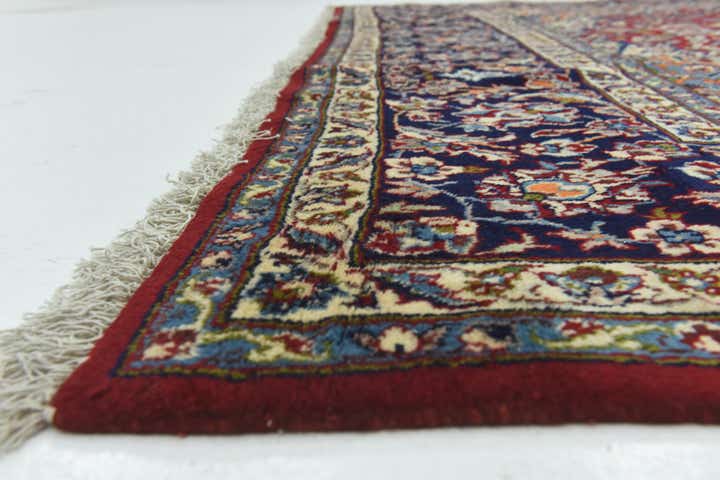 9' 7 x 13' Hand Knotted Isfahan Persian Wool Rug