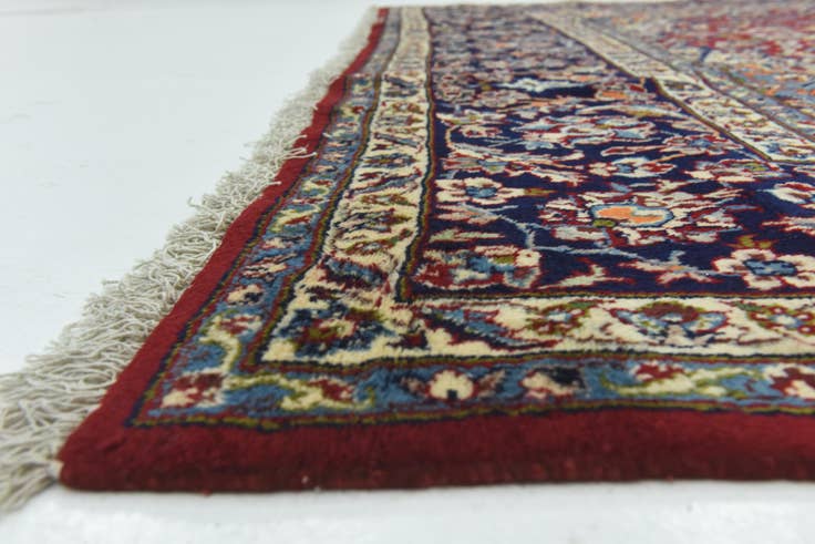 Detail image of 9' 7 x 13' Hand Knotted Isfahan Persian Wool Rug