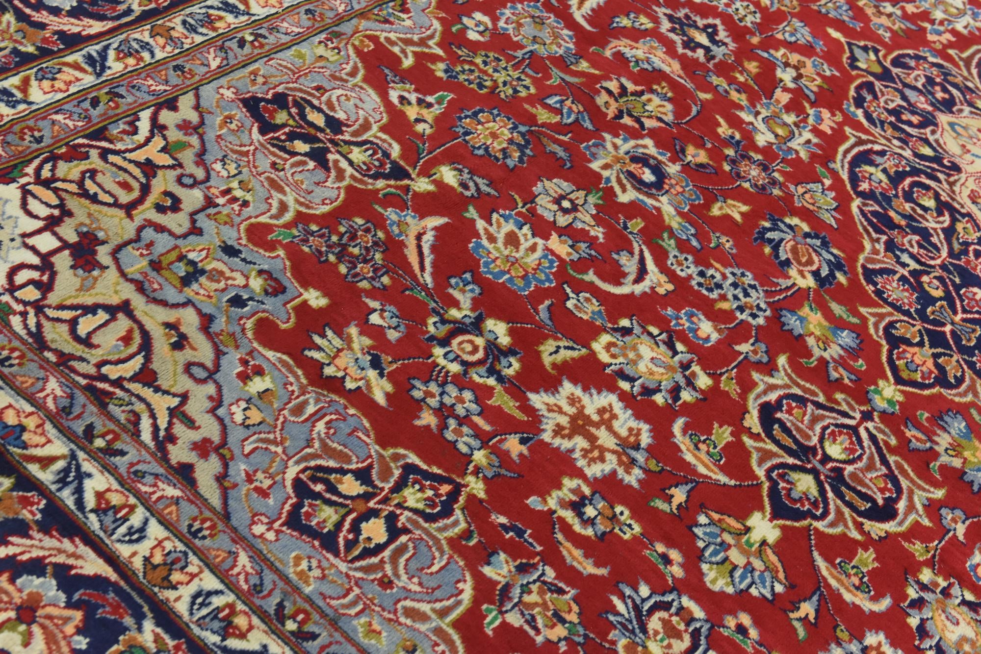 295cm x 405cm anudado a mano Isfahan Alfombra Persa Lana