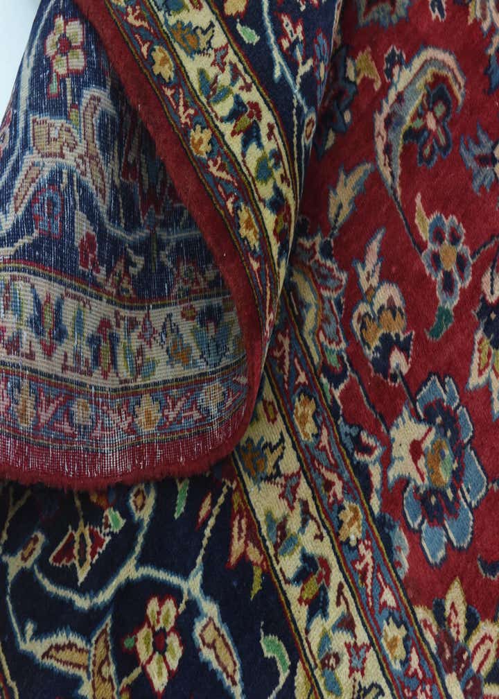 9' 8 x 13' 9 Hand Knotted Isfahan Persian Wool Rug