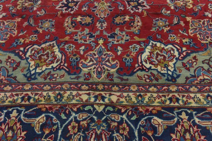 295cm x 420cm anudado a mano Isfahan Alfombra Persa Lana