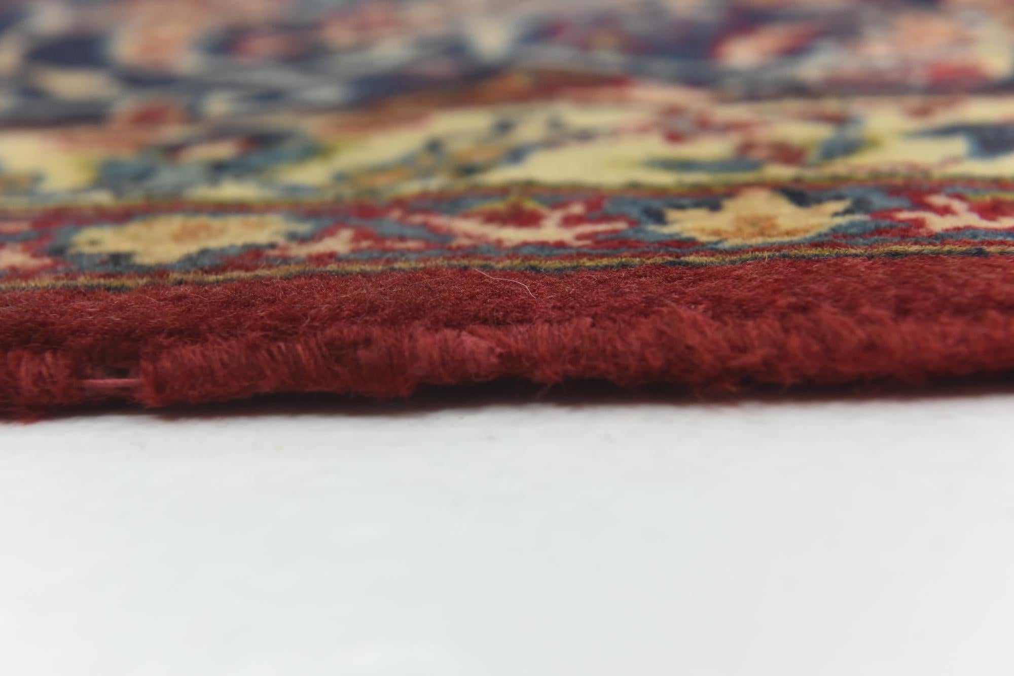 295cm x 420cm Hand Knotted Isfahan Persian Wool Rug