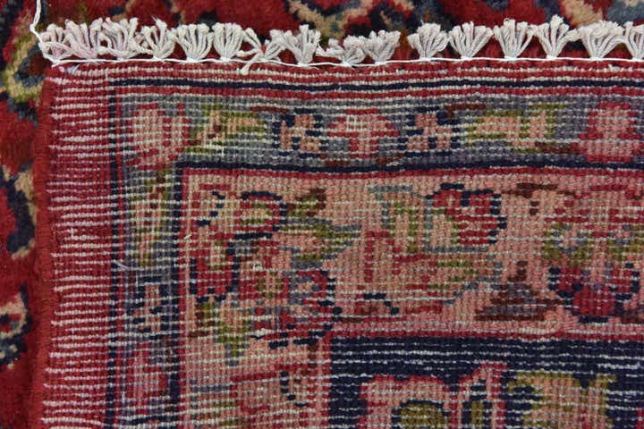 9' 6 x 13' 5 Hand Knotted Isfahan Persian Wool Rug