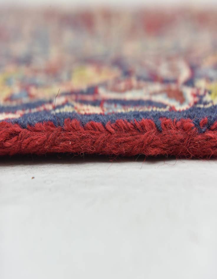 Detail image of 8' 9 x 13'  Hand Knotted Isfahan Persian Wool Rug