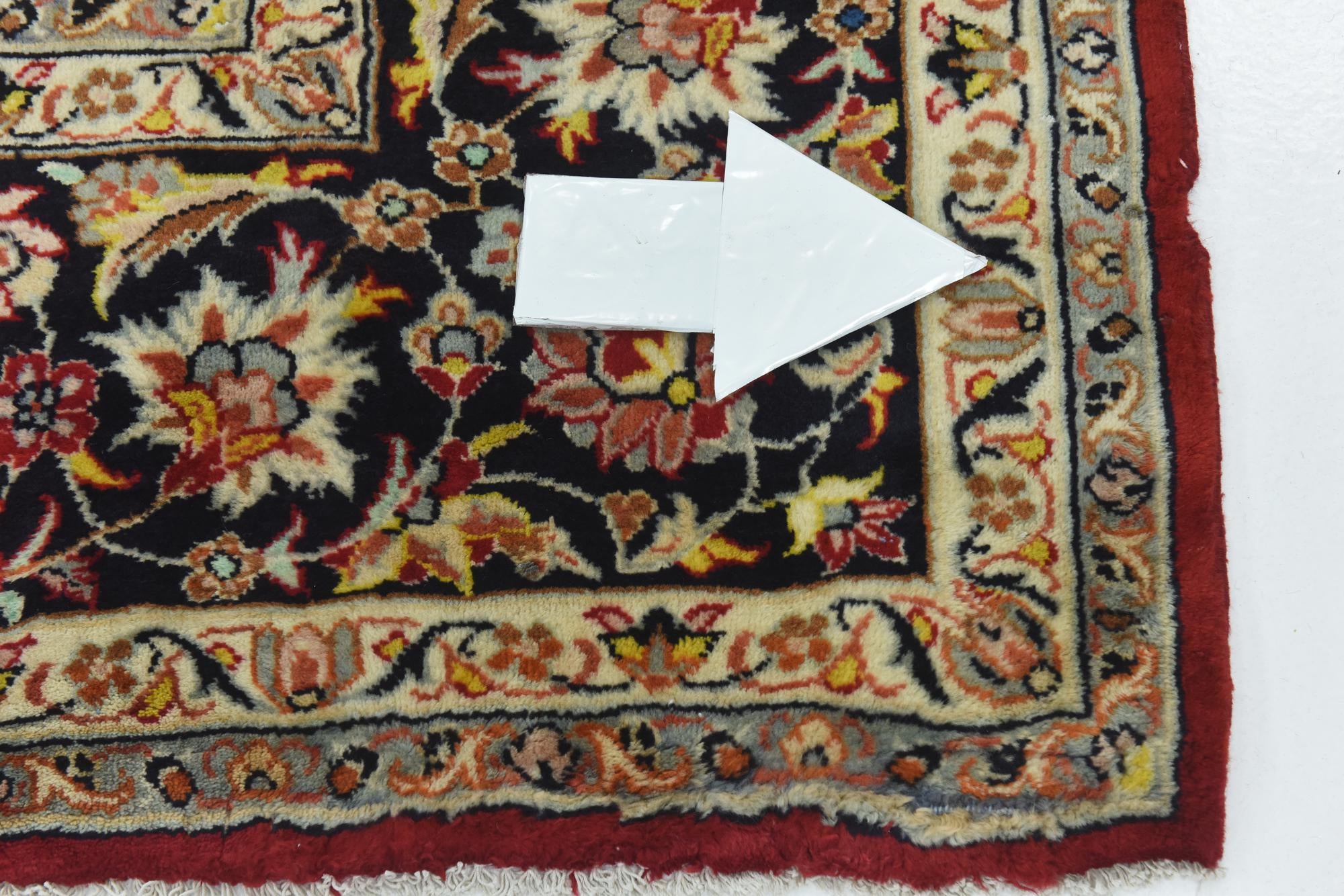 9' 10 x 13' 4 Hand Knotted Isfahan Persian Wool Rug