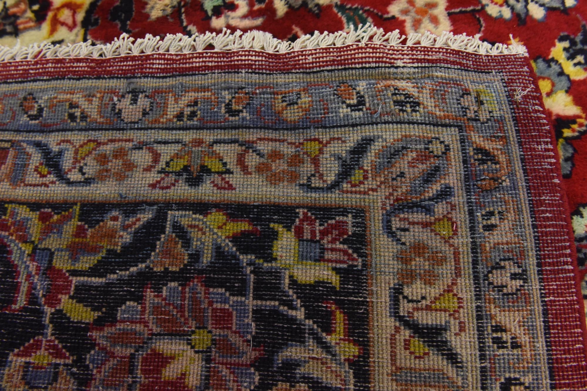 9' 10 x 13' 4 Hand Knotted Isfahan Persian Wool Rug