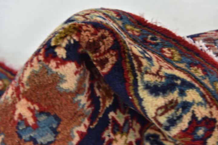 9' 9 x 13' Hand Knotted Isfahan Persian Wool Rug