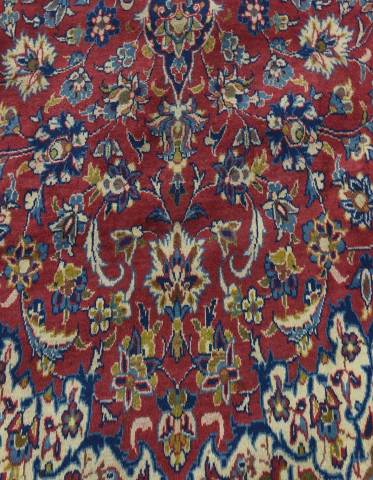 Detail image of 8' 10 x 13' 3  Hand Knotted Isfahan Persian Wool Rug