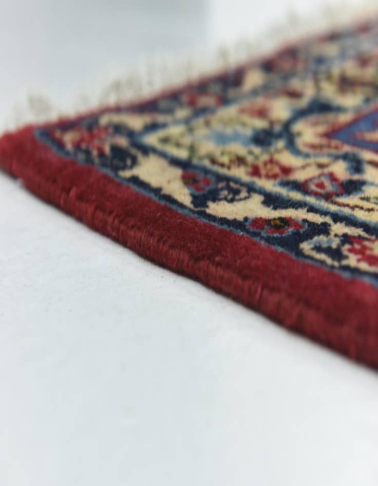 Detail image of 8' 8 x 12' 7 Hand Knotted Isfahan Persian Wool Rug