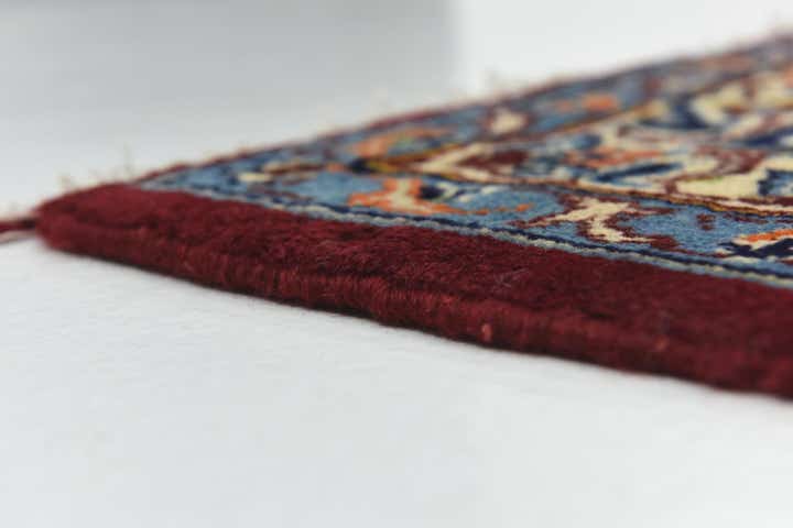 9' 8 x 13' 5 Hand Knotted Isfahan Persian Wool Rug