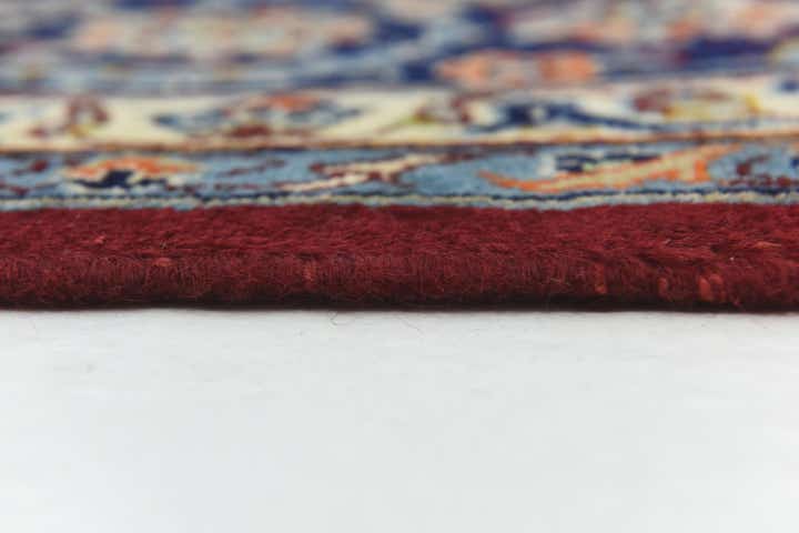 9' 8 x 13' 5 Hand Knotted Isfahan Persian Wool Rug